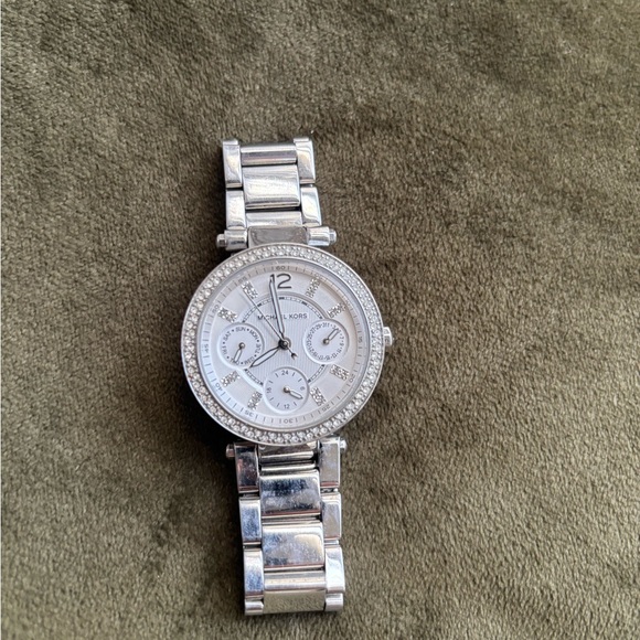 Michael Kors Silver Chronograph Watch